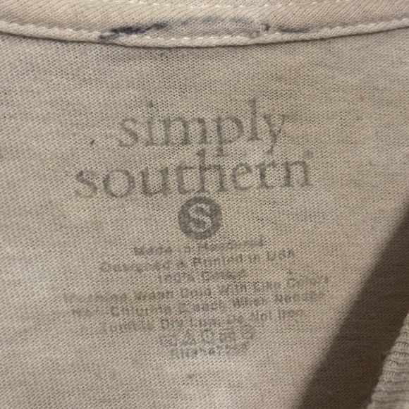 Simply Southern BOHO Long Sleeve Tie-Dye Shirt Size Small 100% Cotton - Picture 5 of 5